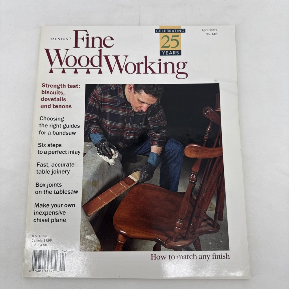 Taunton Fine Wood Working Magazine Vintage April 2001 Home Building Hardware